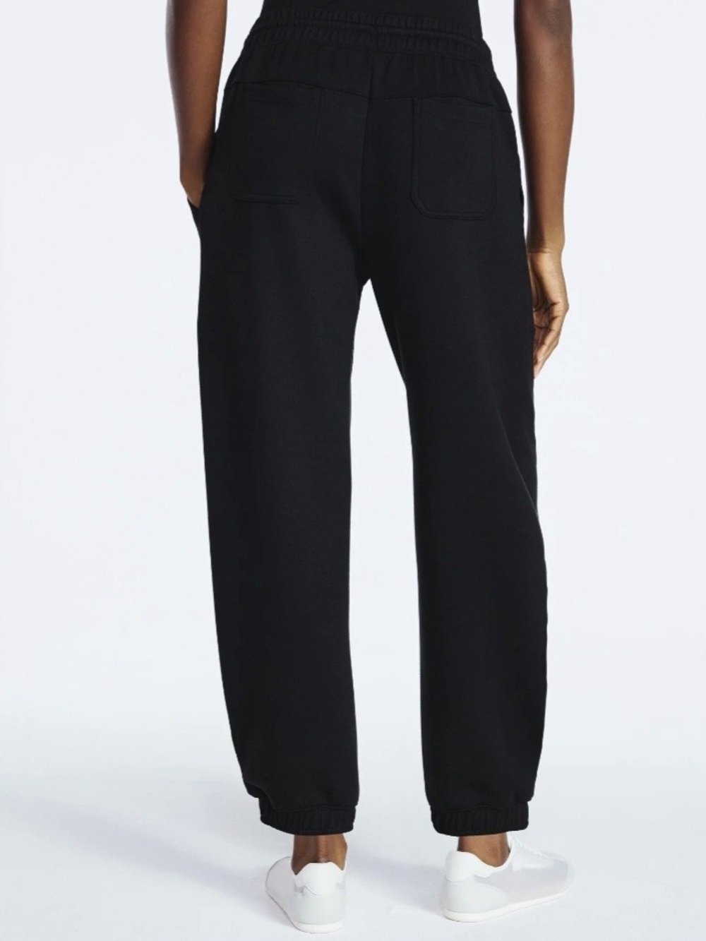 Black Drawstring Jogger Pants - Picture 3 of 11